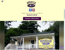 Tablet Screenshot of miraclehomeimprovements.com